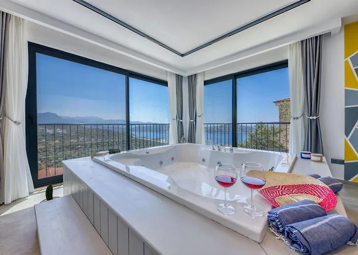 Alba One, Kas, Sea View 别墅